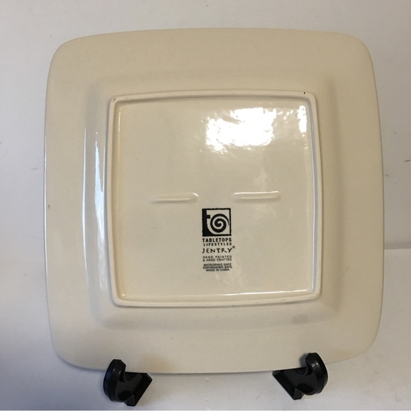 11 1/4” Plate/Platter Tabletops Lifestyles Jentry Hand Painted & Hand Crafted - Picture 5 of 8